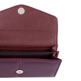 Maroon Envelope Wallet women
